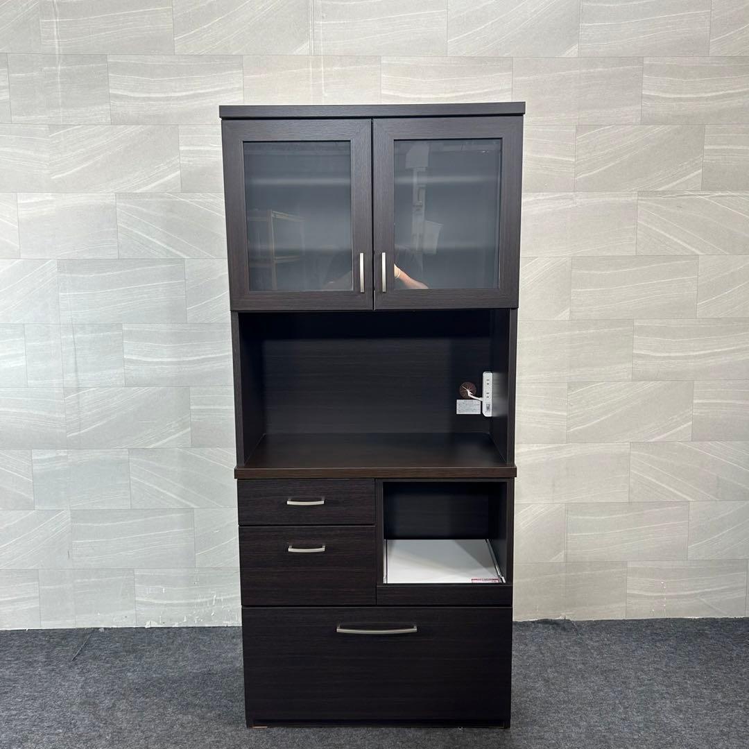 ニトリ キッチンボード コパン 幅80cm 食器棚 キッチン収納 d4309