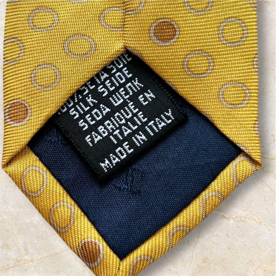 ガスティーノ様 ヴィンテージ シャネルシルク ネクタイ ゴールドチェーンタグ