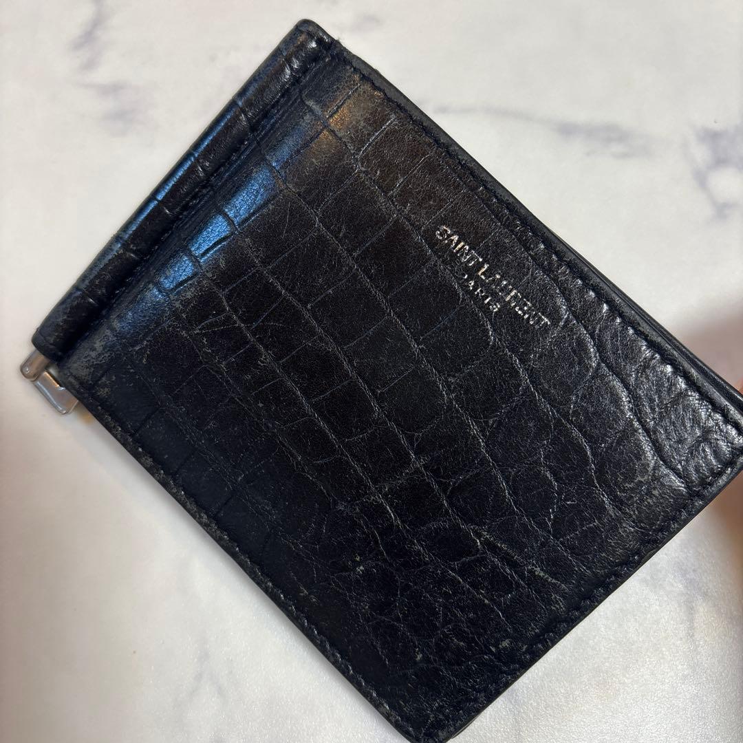 サンローラン マネークリップ カードケース