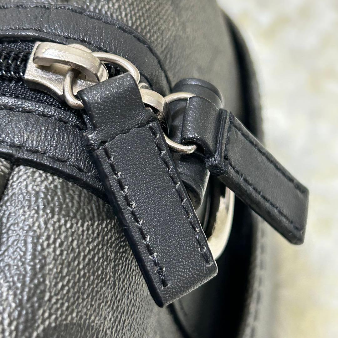 美品　即日発送　COACH ボストンバッグ レザー　PVC 旅行鞄　F77278