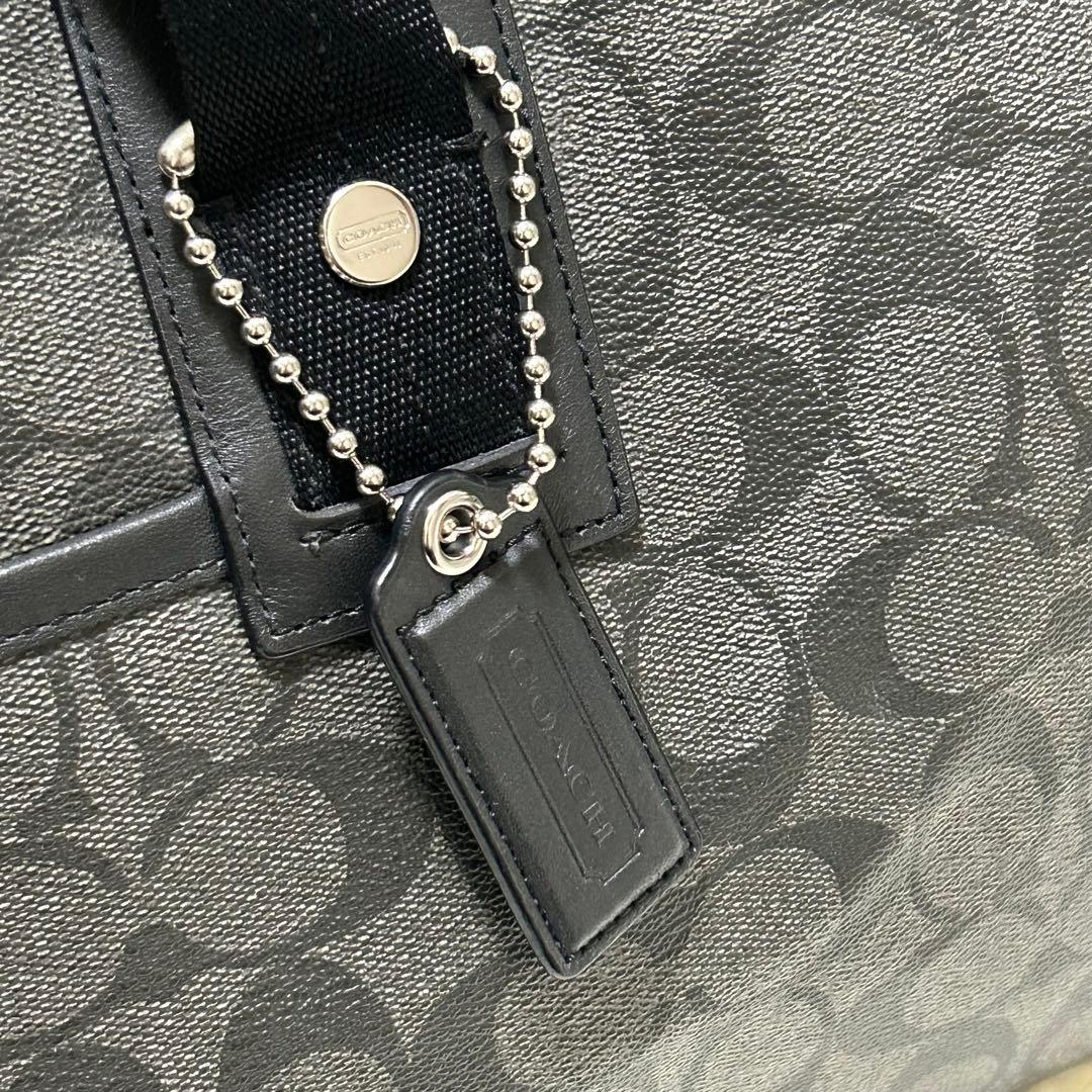 美品　即日発送　COACH ボストンバッグ レザー　PVC 旅行鞄　F77278