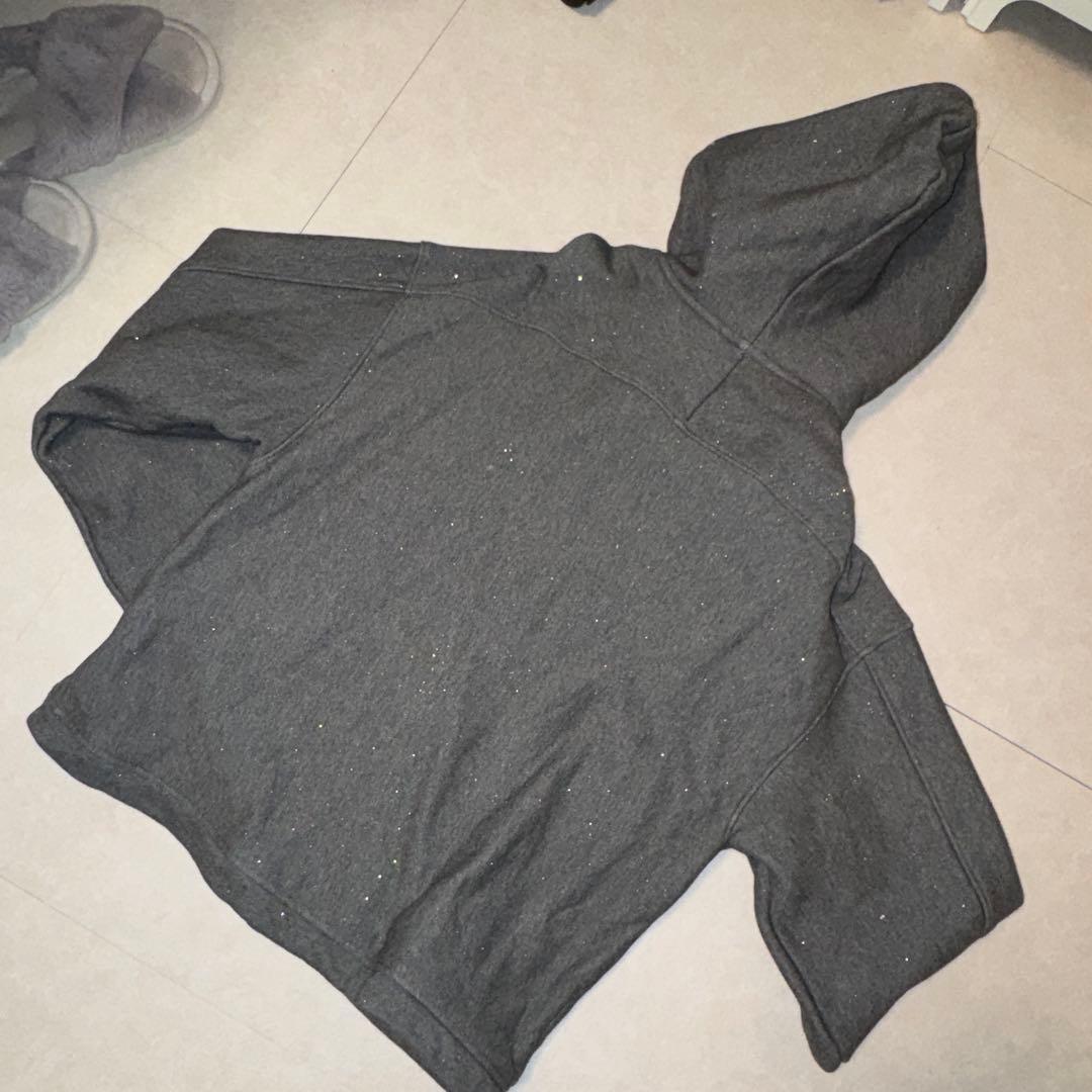 andwang Kirakira zip up (gray) サイズM