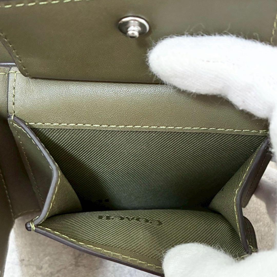 COACH 財布  ウォレットCZ268 OLV コーチ 二つ折り レザー