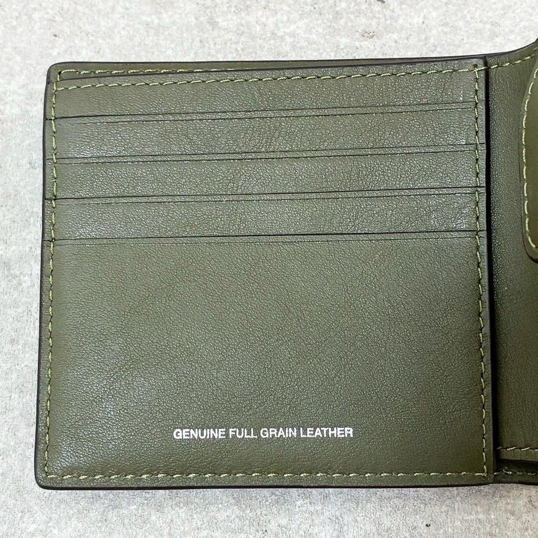 COACH 財布  ウォレットCZ268 OLV コーチ 二つ折り レザー