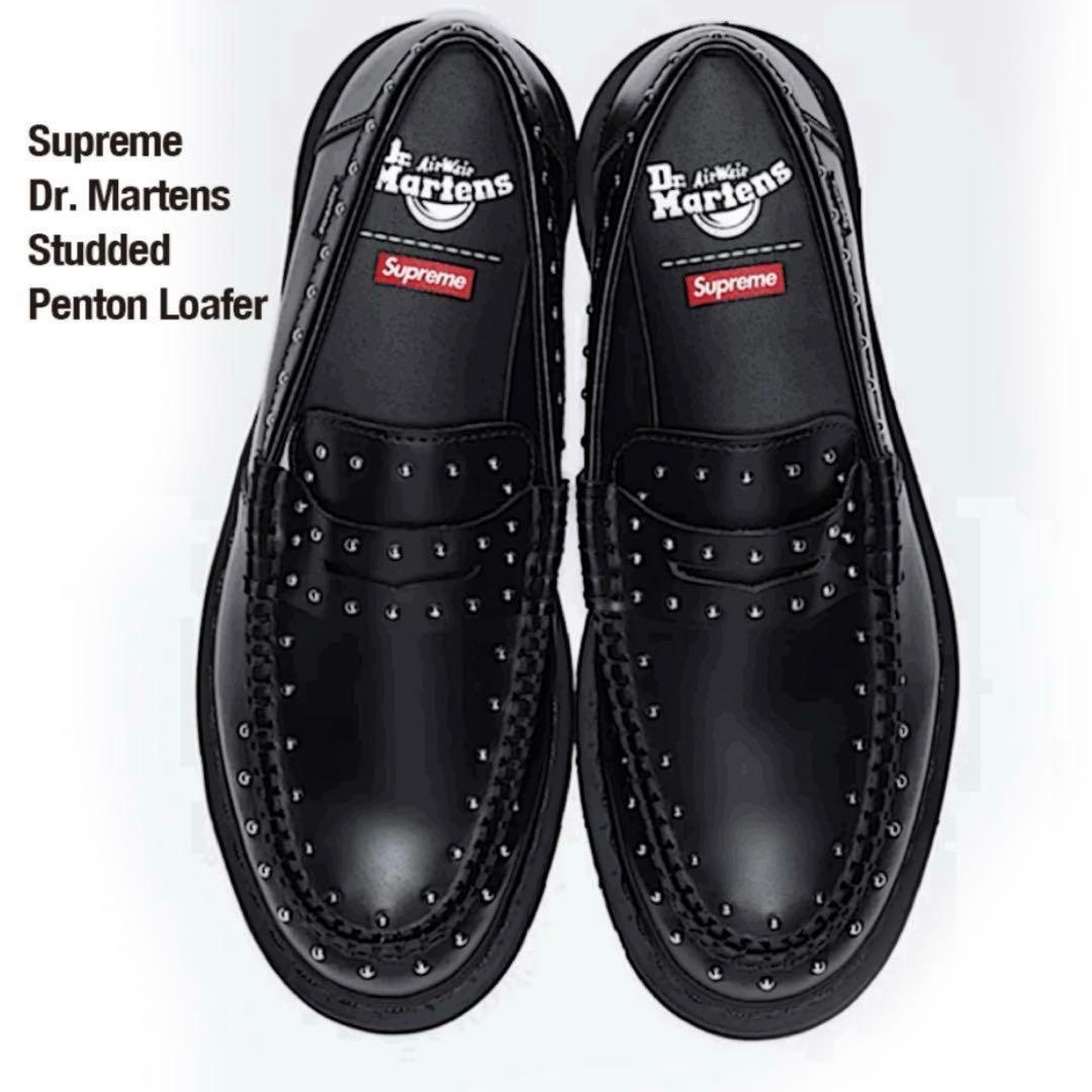 靴 Supreme Dr.Martens Studs Penton Loafer