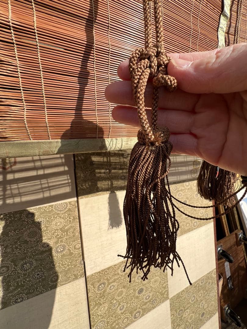 ayakaお座敷すだれ4本セット検和室古民家御簾書院　壁掛　のれん