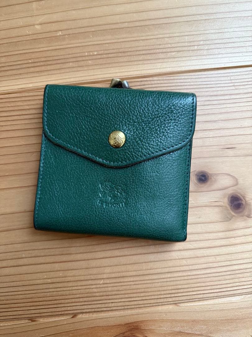 IL BISONTE イルビゾンテ　二つ折り財布 付属品あり