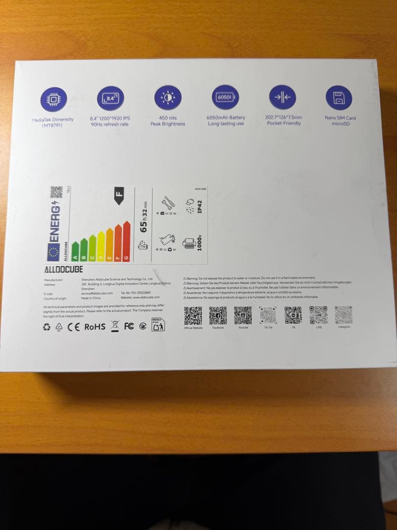 Androidタブレット本体 ALLODOCUBE iPlay 70 mini Pro / 256GB