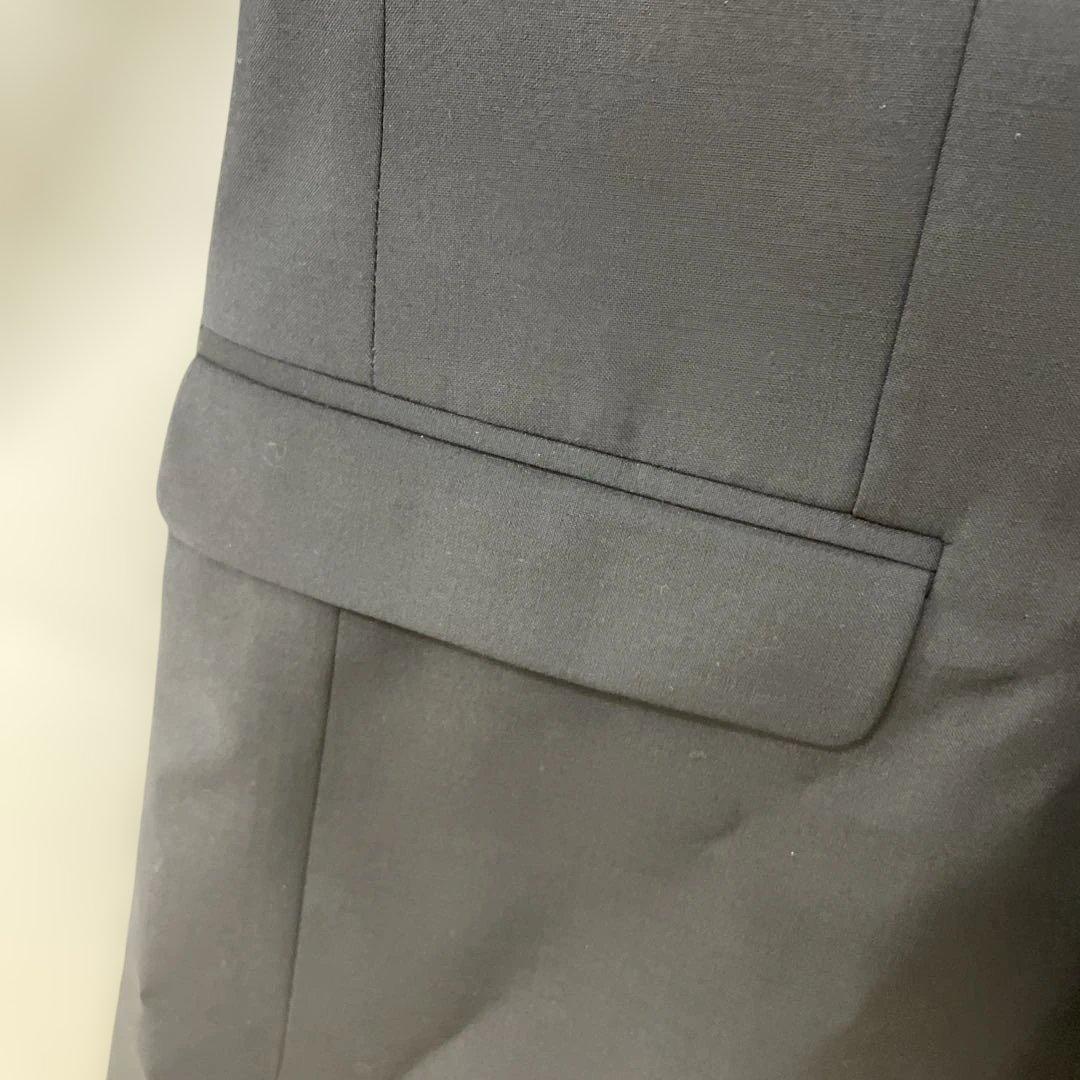 ディーゼル 2way フード付きテーラードジャケット ウール 黒 L