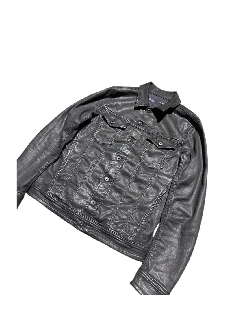 コーティングデニムジャケット DIESEL JOGG archive希少y2k