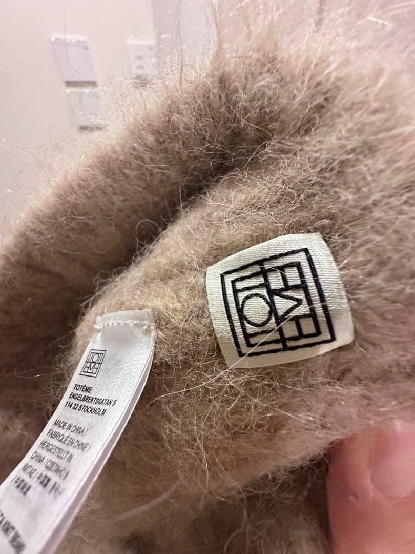 TOTÊME（トーテム）のアルパカニットビーニーです。