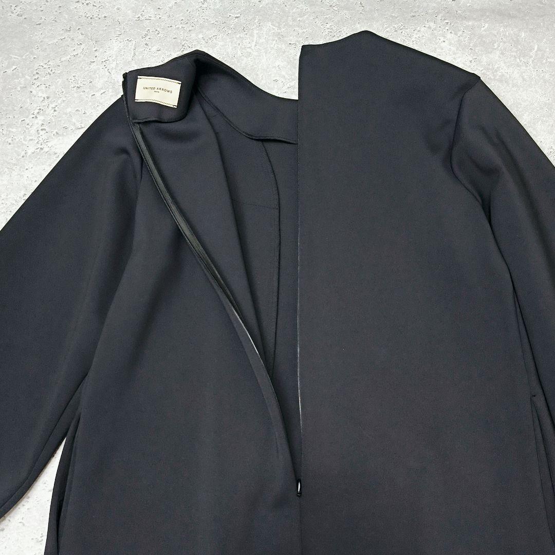 UNITED ARROWS SPONGY ワンピース ブラック　36 パール