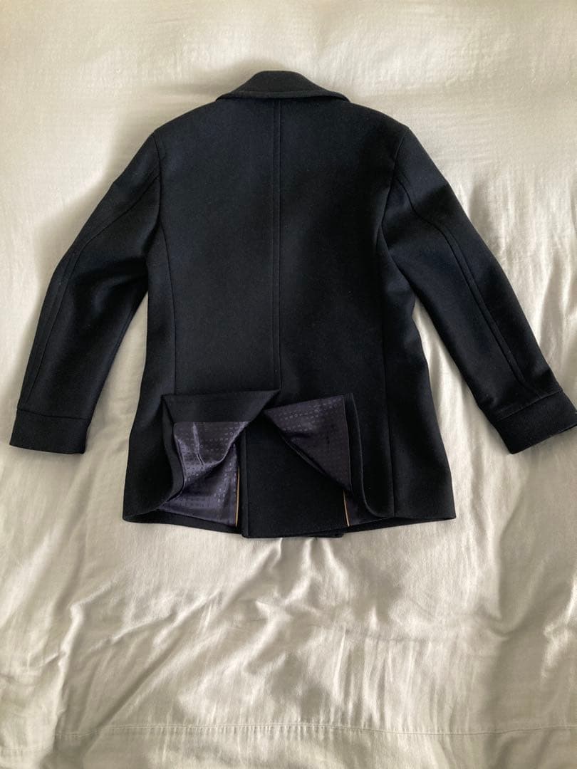 BOSS ネイビー ピーコート ウールコートM サイズ