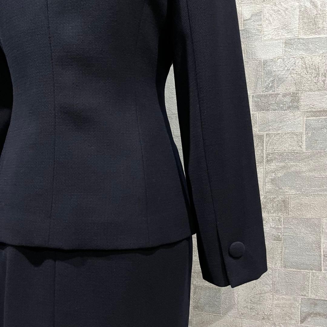 新品✴︎ユキトリイ　スーツ　高級フォーマル　9号　セットアップ　濃紺ネイビー