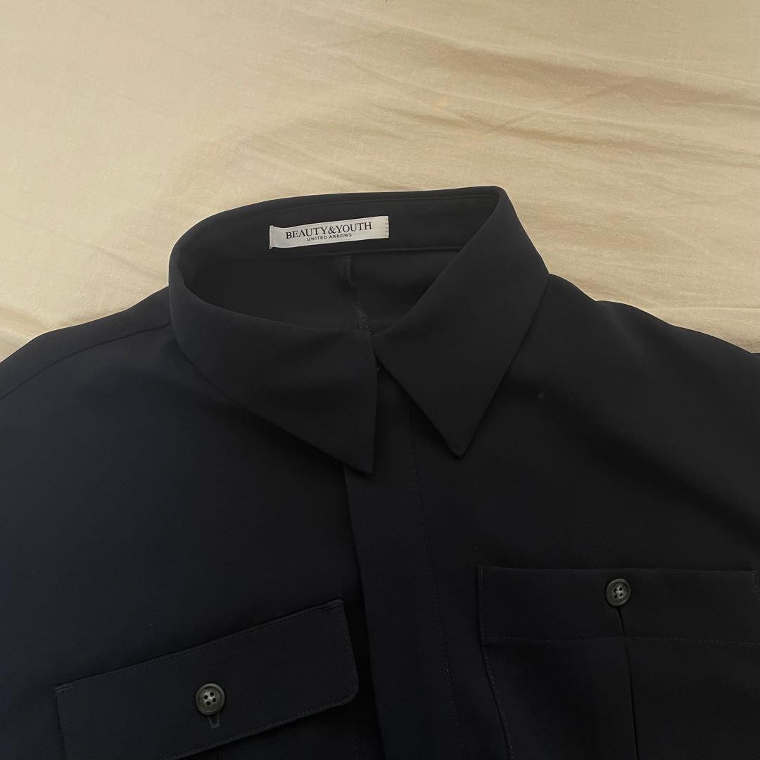 【WEB限定】ポリエステルツイル ワークジャンプスーツ -ウォッシャブル-