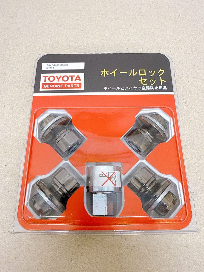 トヨタ純正　ホイールロックセット　ロックナット　マックガード　ダーククローム
