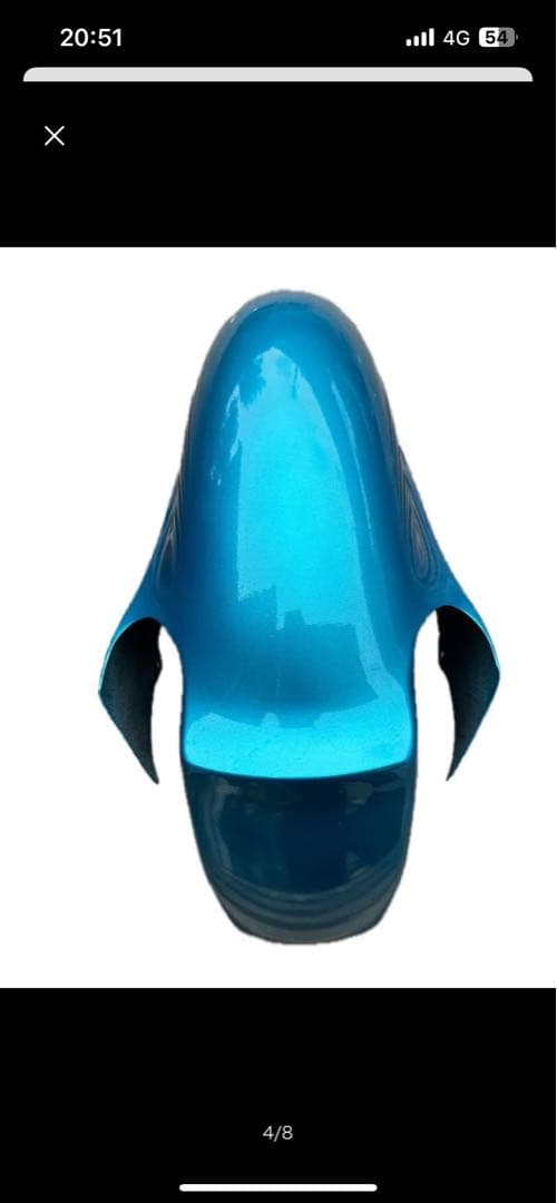 ZZR1100D型フロントフェンダー社外品スティングR&D塗装品