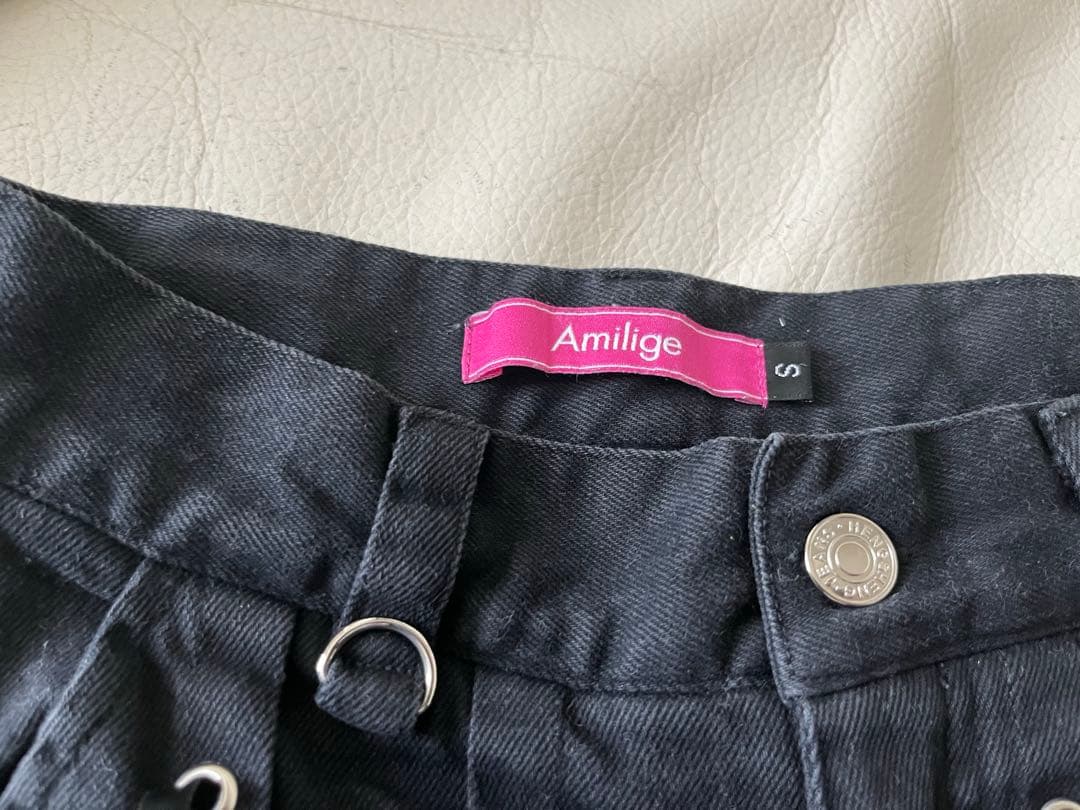 amilige 編み上げガーターベルト付きショートパンツ サイズS