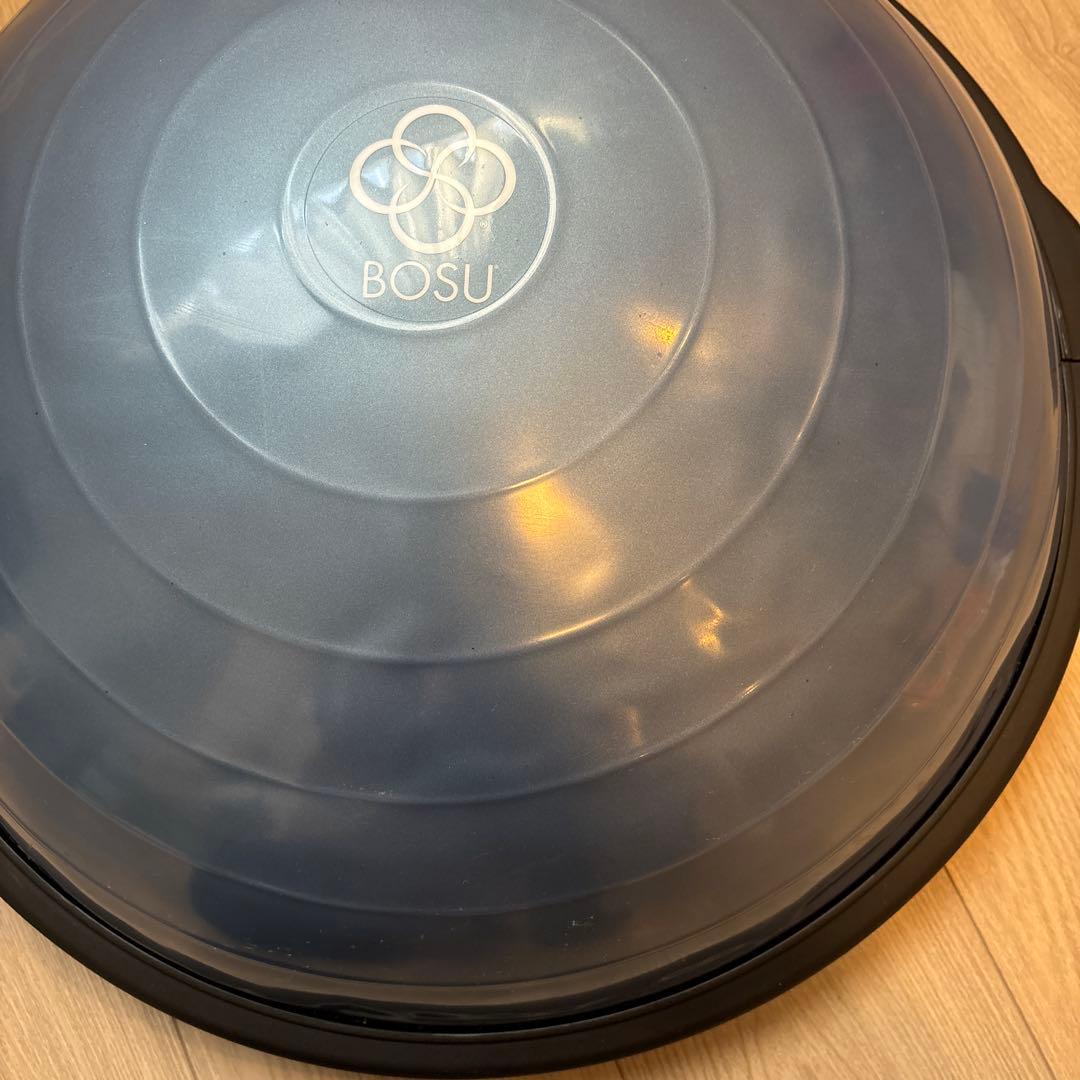 BOSU(ボス) バランストレーナー スポーツ　ブルーブラック　直径50cm