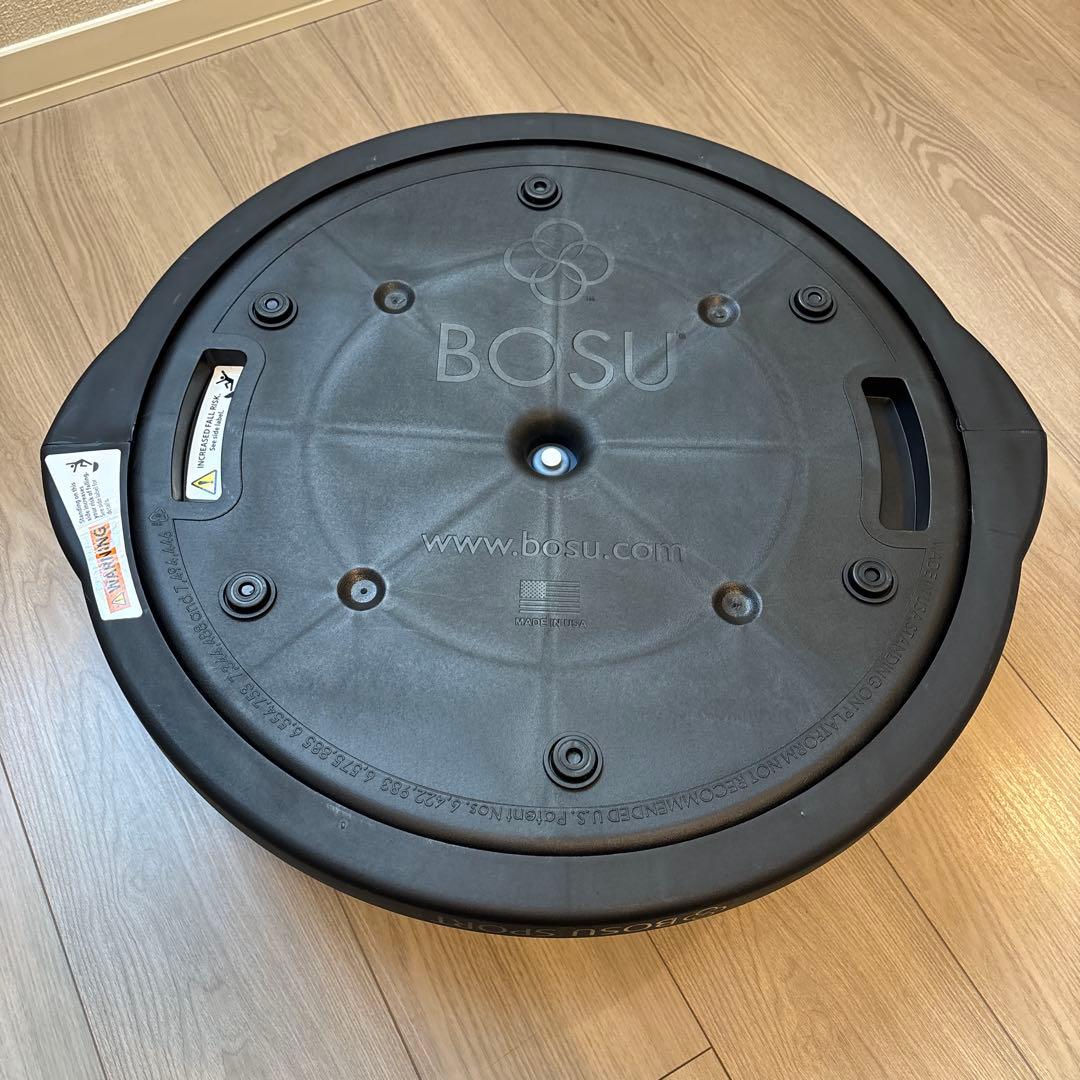 BOSU(ボス) バランストレーナー スポーツ　ブルーブラック　直径50cm