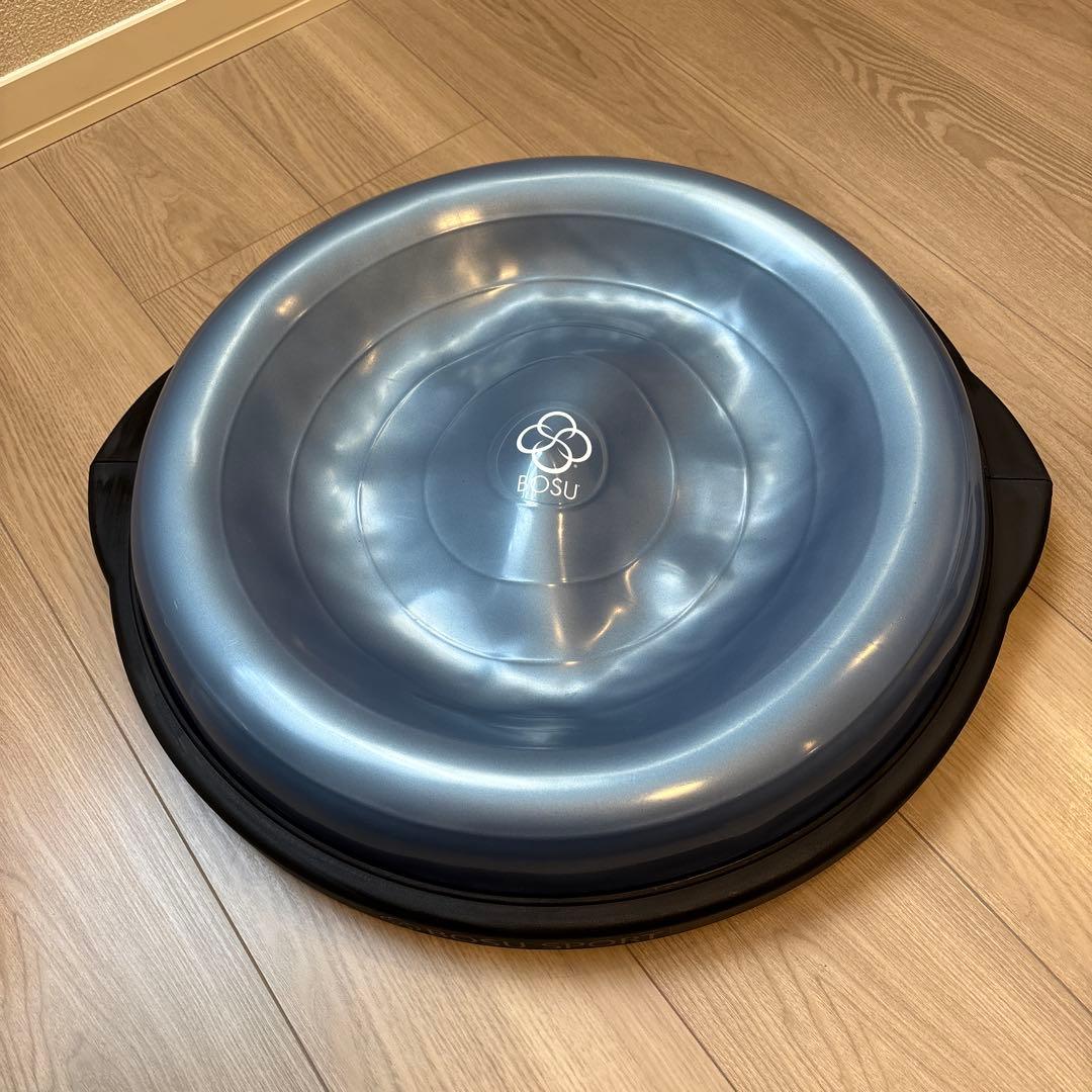 BOSU(ボス) バランストレーナー スポーツ　ブルーブラック　直径50cm