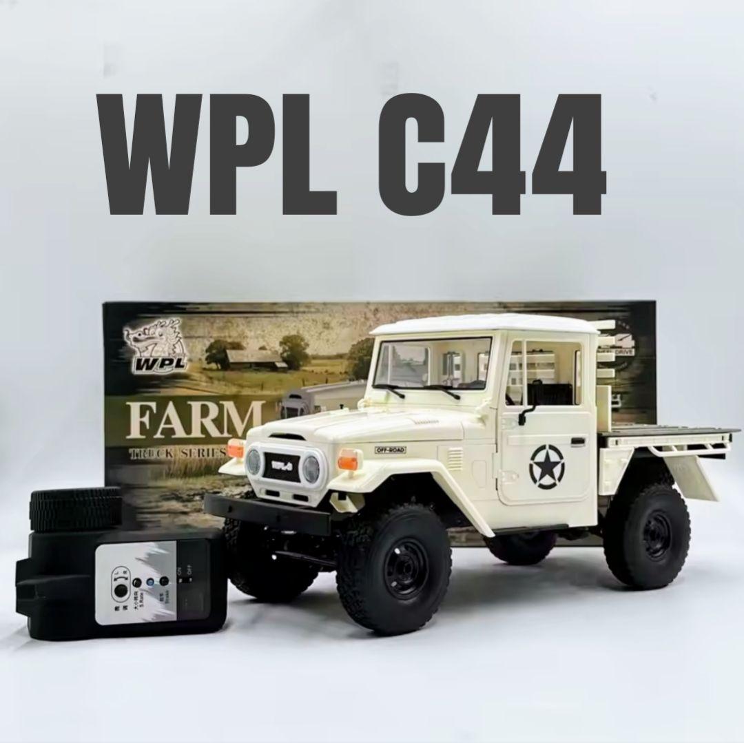 【新品未使用】WPL C44 RTR 木製フラットベッド仕様 RCカー 1/12