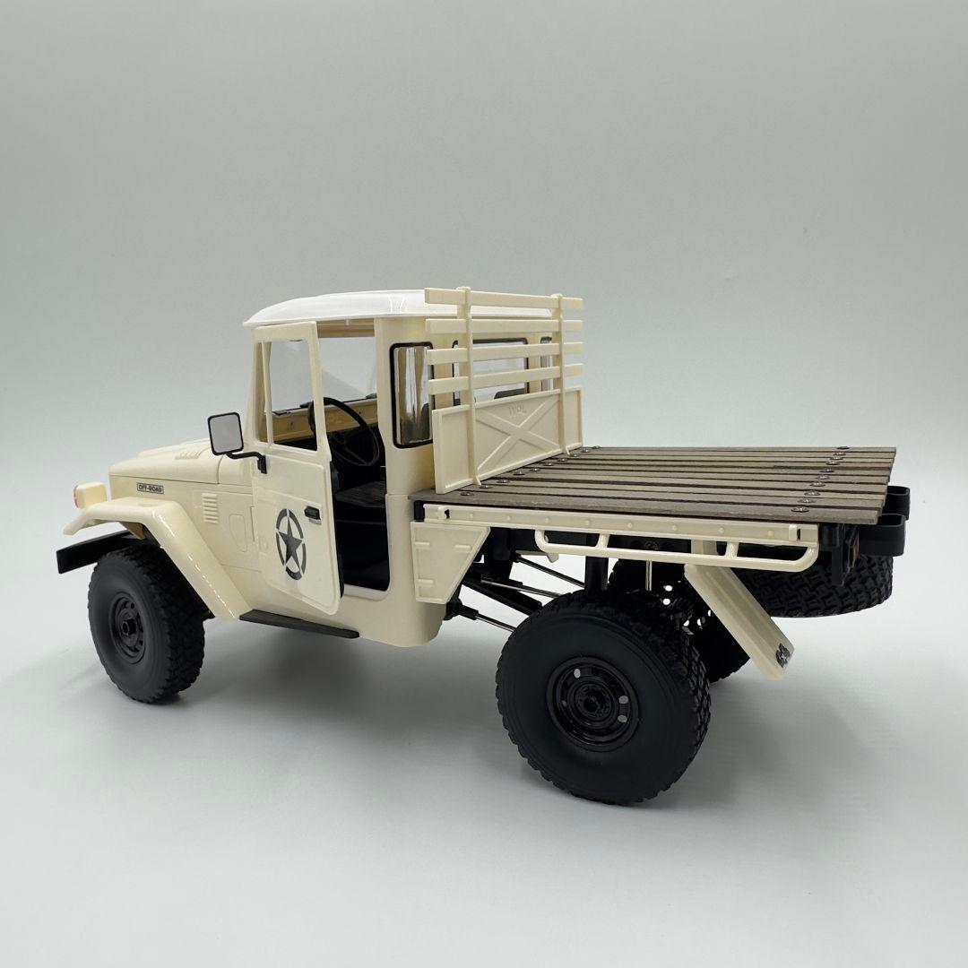 【新品未使用】WPL C44 RTR 木製フラットベッド仕様 RCカー 1/12