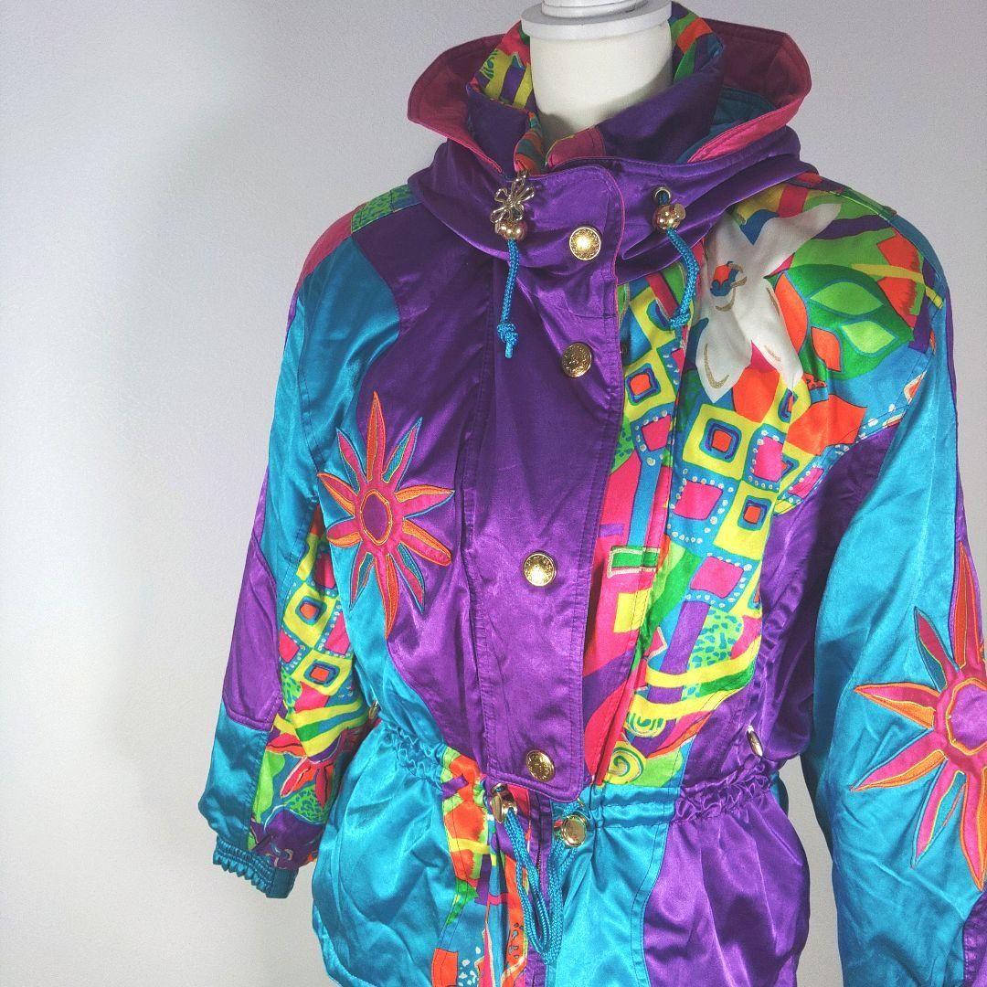 フェニックス　昭和レトロ　レディース　スキーウェア　Lサイズ　上下セット