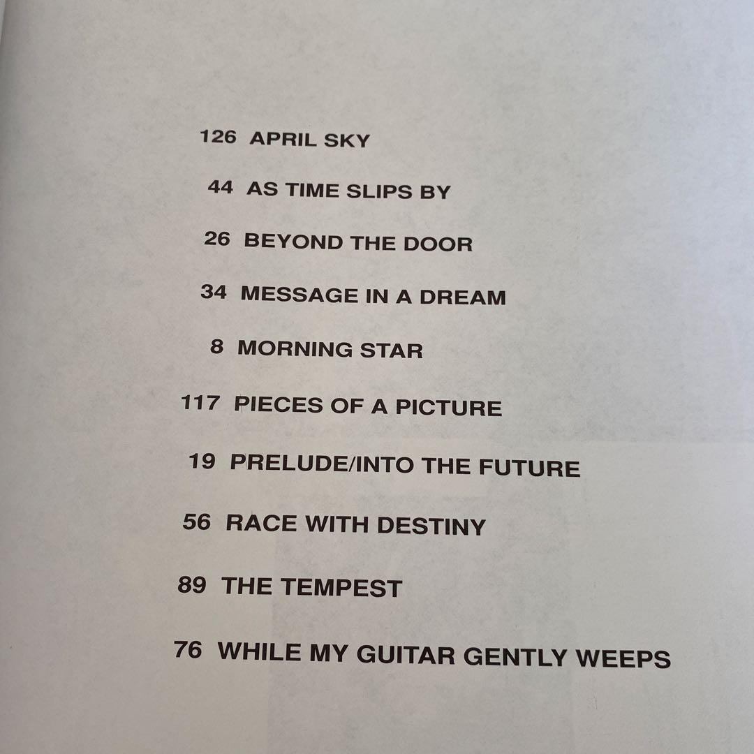 VINNIE MOORE / TIME ODYSSEY ギタースコア　楽譜