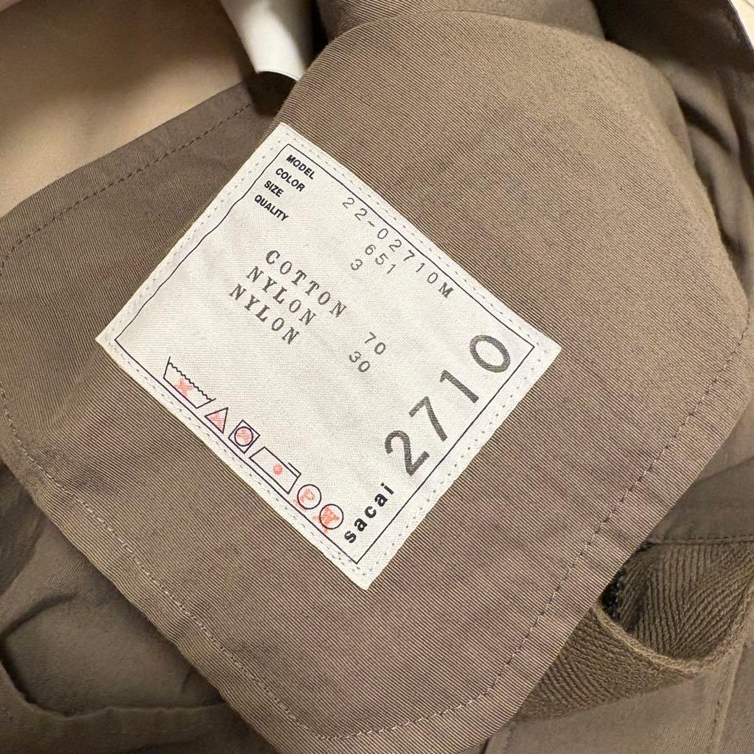 パンツ sacai 22-02710M Nylon Twill Mix Pants 3