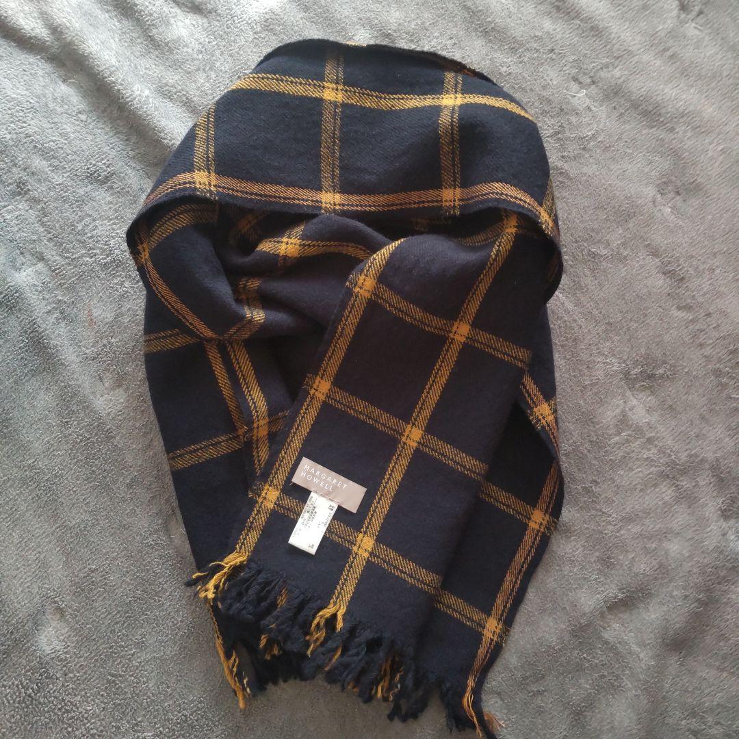 MARGARET HOWELL シルク混ウールマフラー