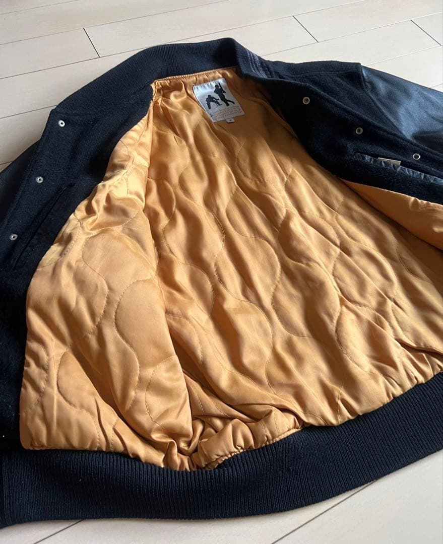 【美品】値下げ交渉可能！古着　スタジャン　ブラック