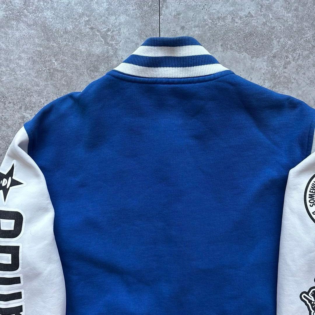 【希少】A BATHING APE スタジャン　スウェット　ブルー　M 裏起毛