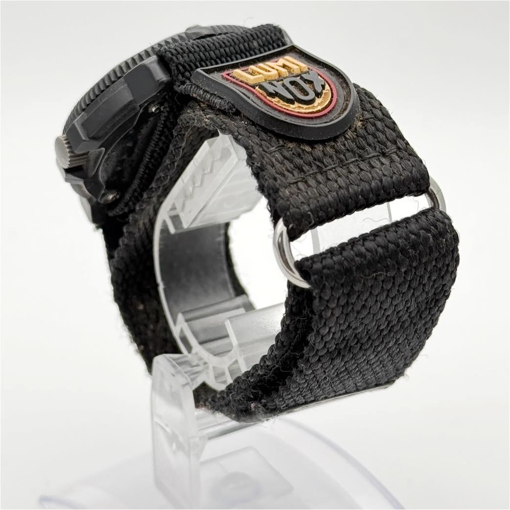 ルミノックス ネイビーシールズ セラミック／ナイロン／QZ オレンジ文字盤 稼働