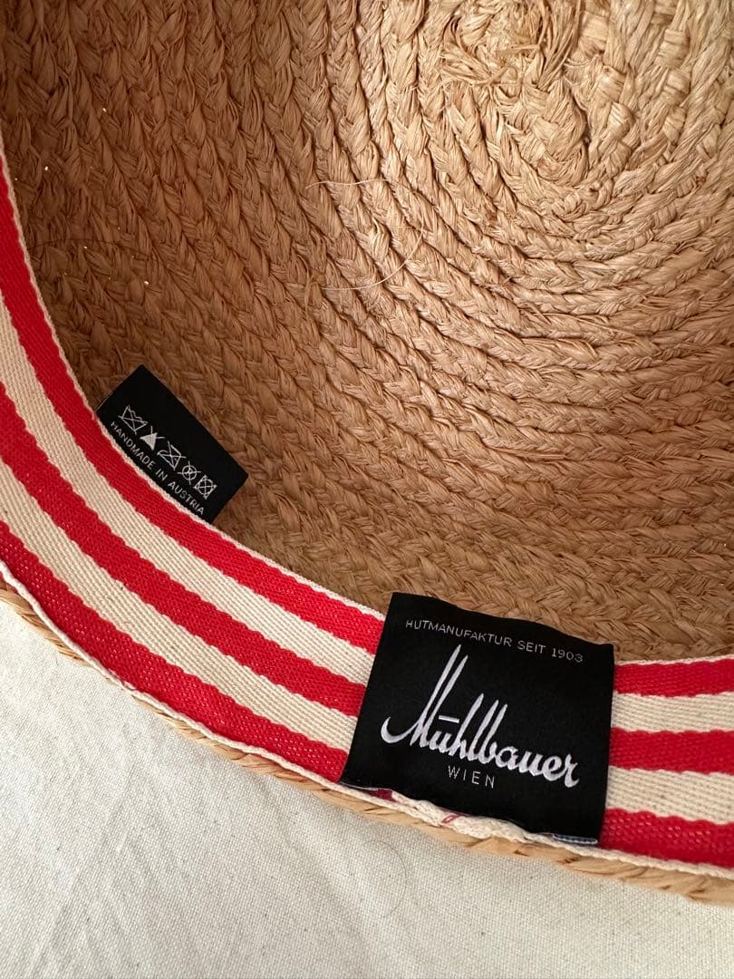 Muhlbauer 麦わら/ストローハット　ベレー/ハンチング