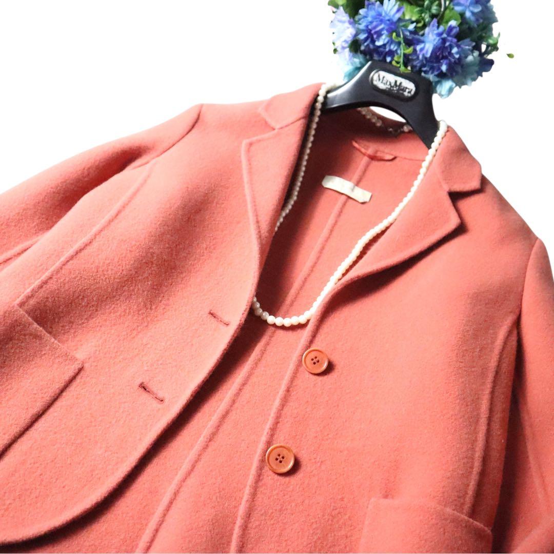 MaxMaraクチートアマーノ　セレブ御用達♪ダブルフェイス　鮮やか♪ジャケット