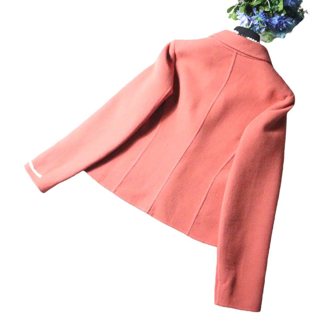 MaxMaraクチートアマーノ　セレブ御用達♪ダブルフェイス　鮮やか♪ジャケット