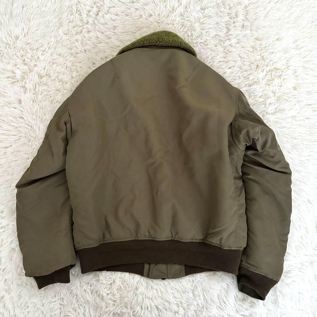 ヒューストンHOUSTON B-15B フライトジャケット ミリタリームートン襟