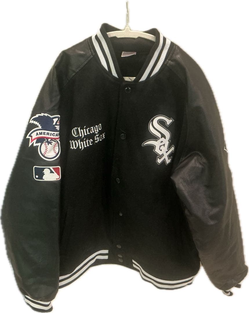 くろChicago White Sox スタジャン ホワイトソックス