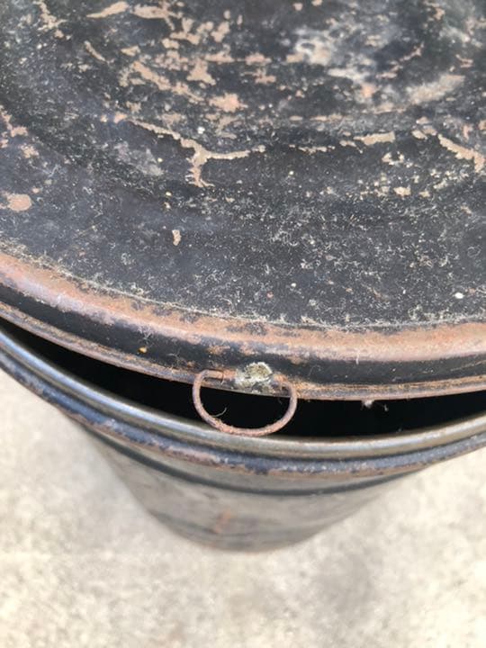 【antique】30's 40's アメリカ軍 ミリタリー ダストボックス