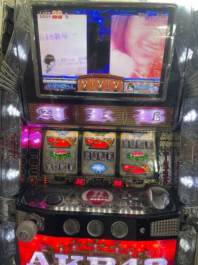 パチスロ　スロット　実機　AKB 初代　5号機