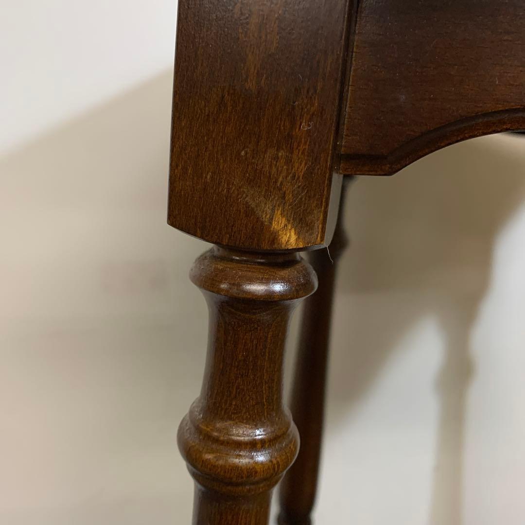 【希少】 カリモク家具 コロニアル 花台 電話台 アンティーク調 クラシカル家具