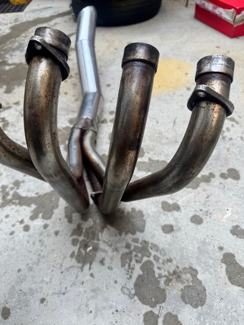 スズキ　gsx400インパルス マフラー　ショート管