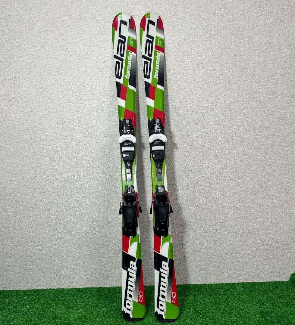【美品】■ELAN■ジュニア用スキー板130