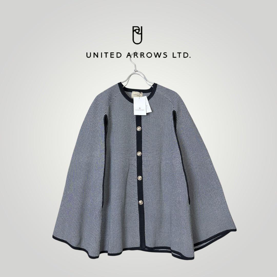 [タグ付 未使用品] ユナイテッドアローズ / ジャカード ケープ 26400円