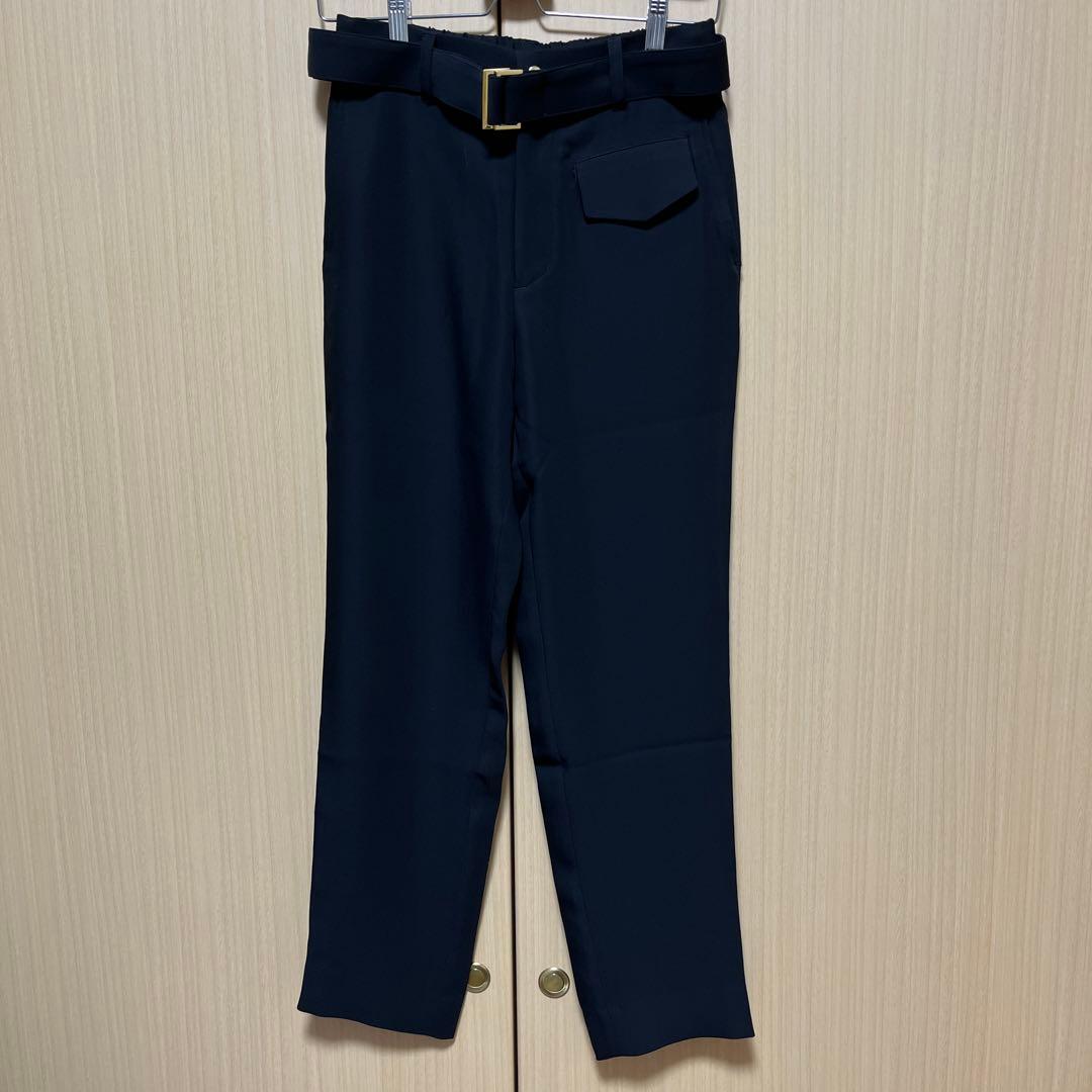 1/15限定】新品 CULLNI STUDIOUS別注ベルテッドスリムスラックス