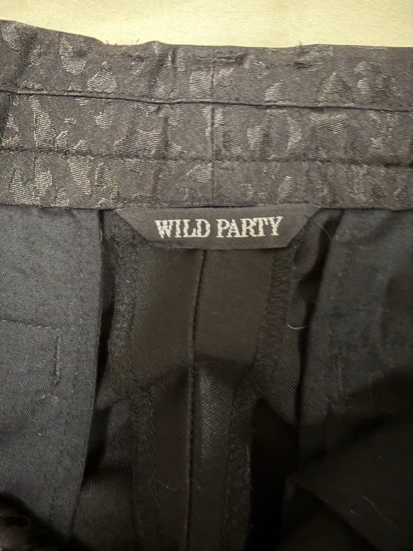 WILD PARTY ブラック ダブルブレストスーツ　セットアップ