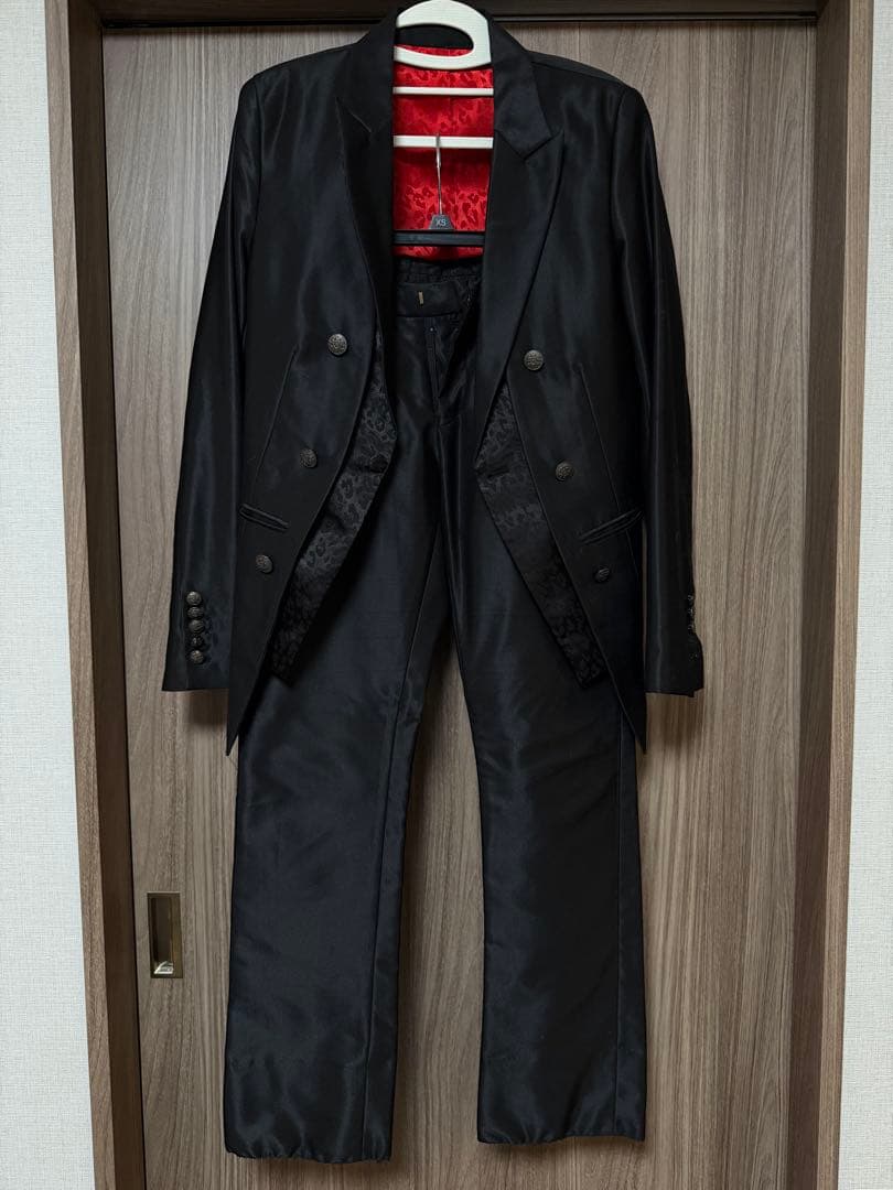 WILD PARTY ブラック ダブルブレストスーツ　セットアップ