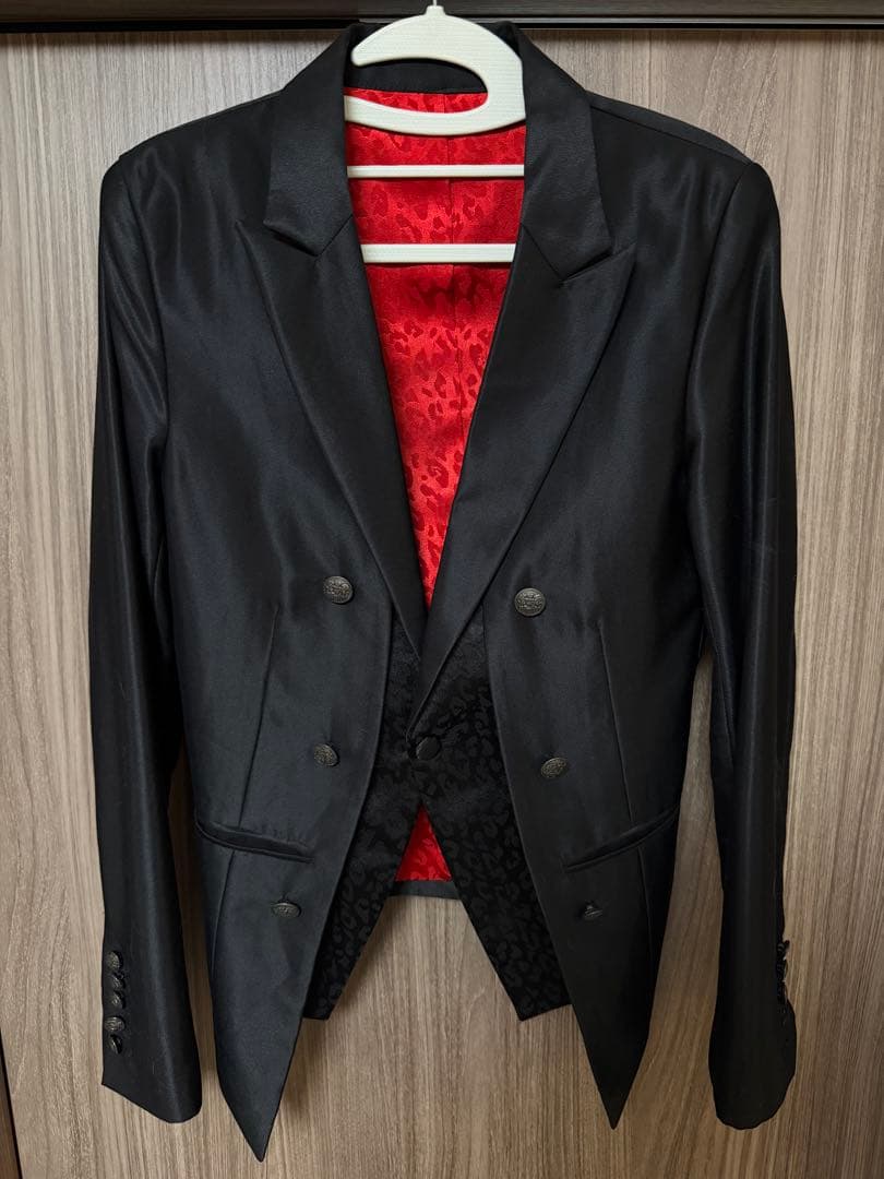 WILD PARTY ブラック ダブルブレストスーツ　セットアップ