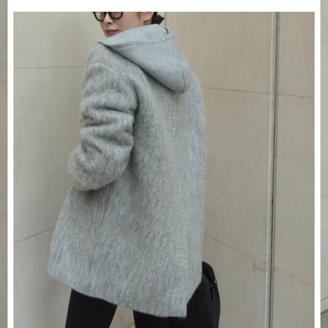 グレー オーバーサイズチェスターコート　ジプソフィア　gypsophila